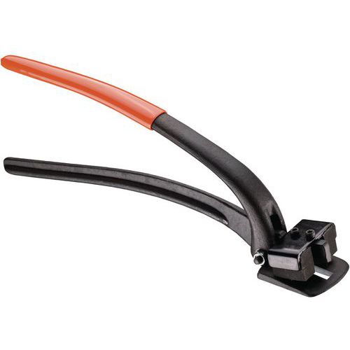 Alicate de segurança ergonómico – Fita de aço – Manutan Alicate de segurança ergonómico – Fita de aço – Manutan