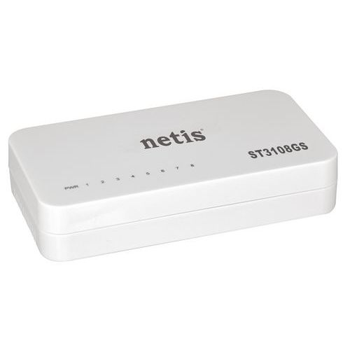 Netis ST3108GS - switch de 8 portas Netis ST3108GS - switch de 8 portas