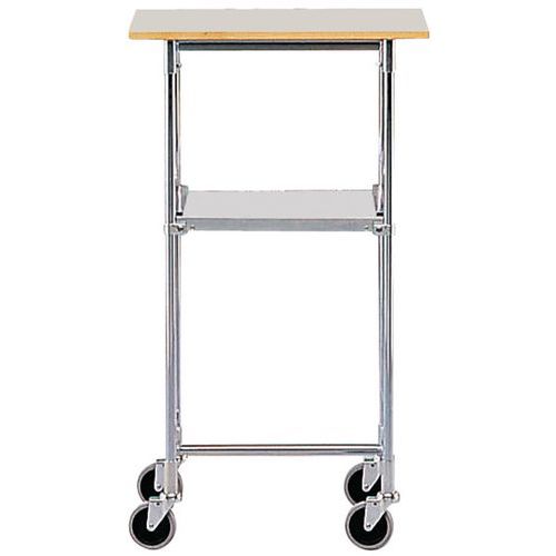 Mesa móvel - 2 plataformas - Capacidade de 50 kg Mesa móvel - 2 plataformas - Capacidade de 50 kg