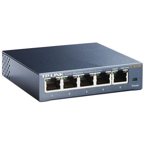Switch TP-Link 5 e 8 portas TL-SG105/TL-SG108 Switch TP-Link 5 e 8 portas TL-SG105/TL-SG108