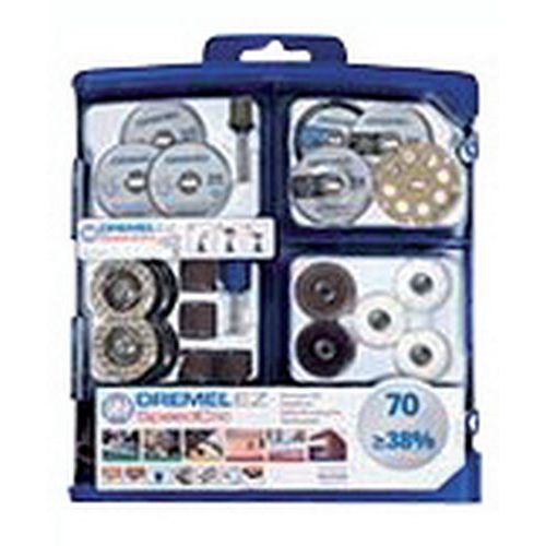 Kit de acessórios multiusos para Dremel - 70 peças Kit de acessórios multiusos para Dremel - 70 peças