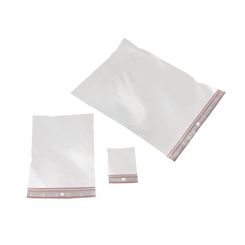 Saqueta plástica Minigrip – 100 µ – Com orifício de ventilação Saqueta plástica Minigrip – 100 µ – Com orifício de ventilação