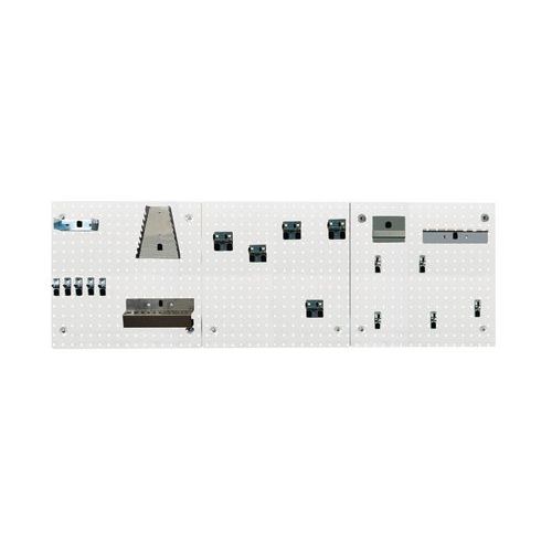 Painel e ganchos Perfo Light - kit C Painel e ganchos Perfo Light - kit C