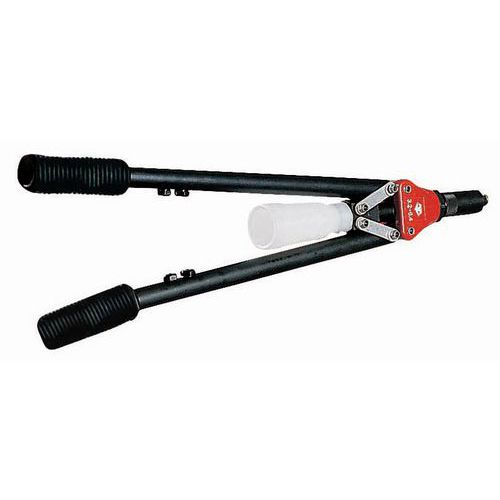 Alicate de alavanca GO 849 - Para rebites Ø 3,0 a 6,4 mm - Degometal Alicate de alavanca GO 849 - Para rebites Ø 3,0 a 6,4 mm - Degometal