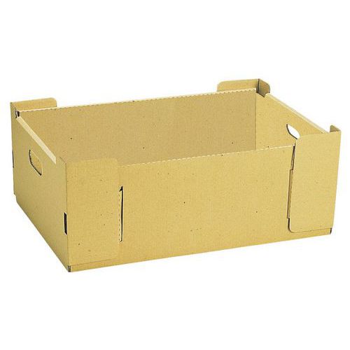 Caixas empilháveis em cartão – 530 mm de comprimento – 25 L Caixas empilháveis em cartão – 530 mm de comprimento – 25 L