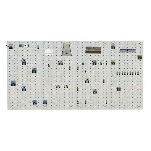 Painel e ganchos Perfo Light - kit F Painel e ganchos Perfo Light - kit F