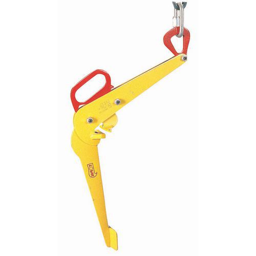 Pinça automática para bidões metálicos – Preensão lateral – Capacidade de carga de 500 kg Pinça automática para bidões metálicos – Preensão lateral – Capacidade de carga de 500 kg