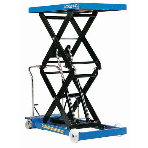 Mesa elevatória móvel - Capacidade de carga de 800 kg Mesa elevatória móvel - Capacidade de carga de 800 kg