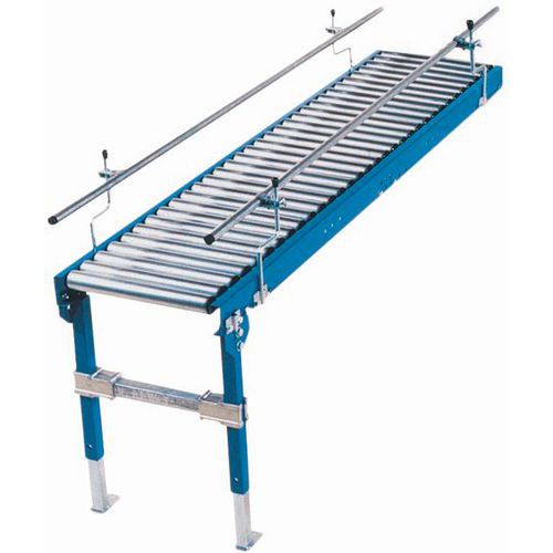 Transportador gravítico TRS com rolos em aço Ø 60 mm – Somefi Transportador gravítico TRS com rolos em aço Ø 60 mm – Somefi