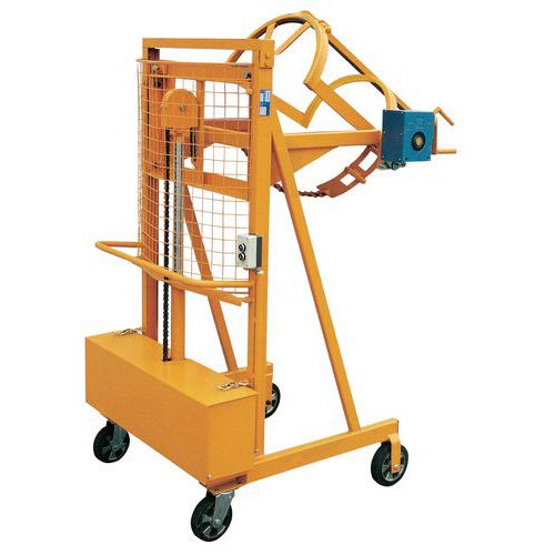 Basculador para bidões de 110 a 220 L Liftomat – com bateria Basculador para bidões de 110 a 220 L Liftomat – com bateria