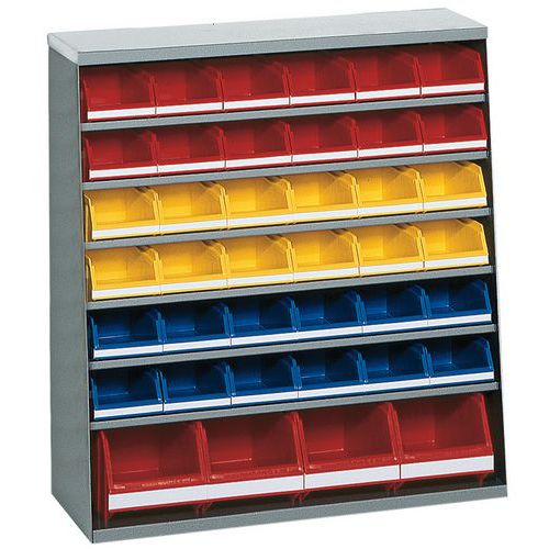 Armário com 32 caixas de bico – Baixo – Sem porta Armário com 32 caixas de bico – Baixo – Sem porta