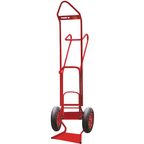 Porta-cargas para garrafas com possibilidade de alongamento - Rodas pneumáticas - Capacidade de 250 kg Porta-cargas para garrafas com possibilidade de alongamento - Rodas pneumáticas - Capacidade de 250 kg