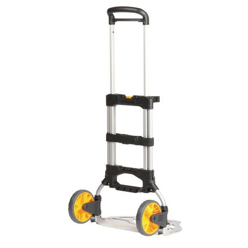 Porta-cargas dobrável em alumínio com opção - Capacidade de 150 kg Porta-cargas dobrável em alumínio com opção - Capacidade de 150 kg