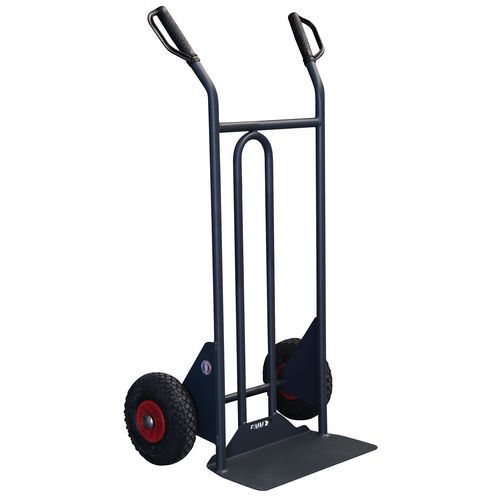 Transportador em aço de 350 kg – Rodas antifuros Transportador em aço de 350 kg – Rodas antifuros