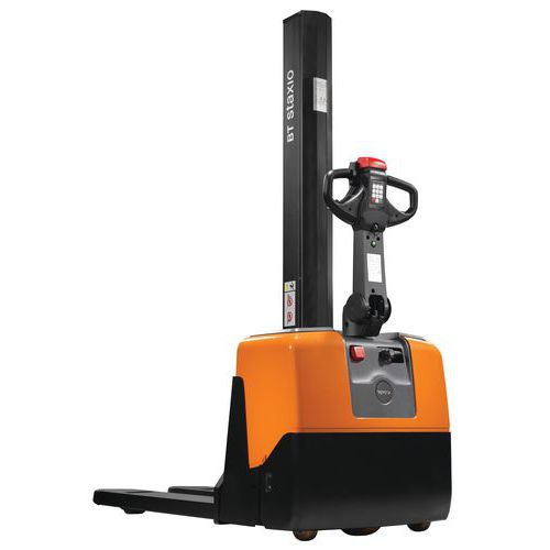 Empilhador elétrico ergonómico Toyota 1000 kg – Garfo: 1150 mm Empilhador elétrico ergonómico Toyota 1000 kg – Garfo: 1150 mm