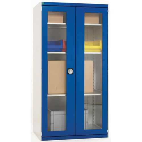 Armário pesado com portas transparentes Cubio Armário pesado com portas transparentes Cubio