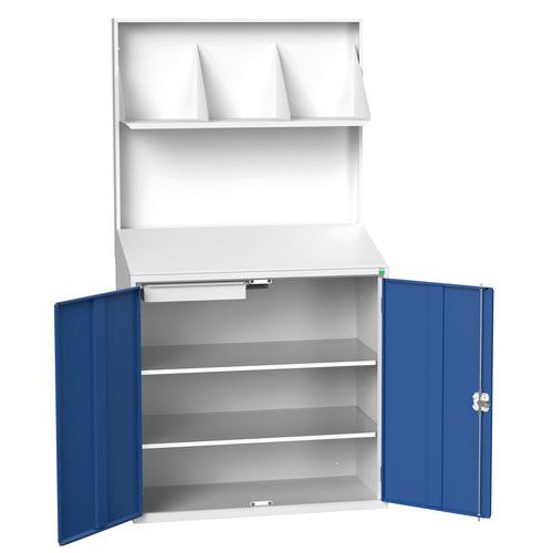 Posto de consulta com painel integral Posto de consulta com painel integral