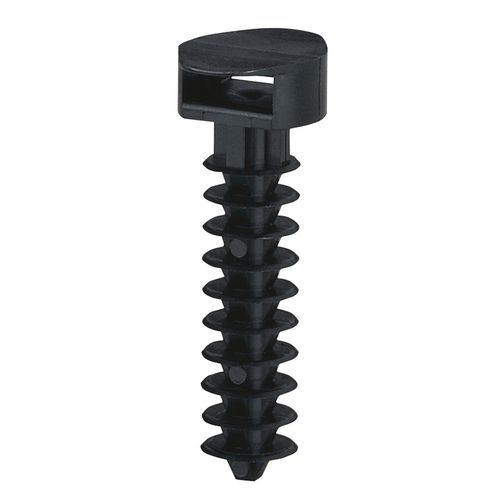 Suporte preto - de enroscar e com buchas Suporte preto - de enroscar e com buchas