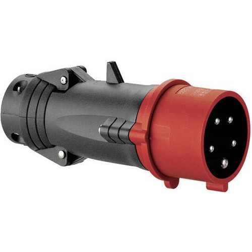 Ficha de 5 pinos 16 A 400 V PLAST 44 Ficha de 5 pinos 16 A 400 V PLAST 44