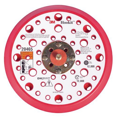Plataforma de suporte para disco Hookit multi-orifícios Plataforma de suporte para disco Hookit multi-orifícios
