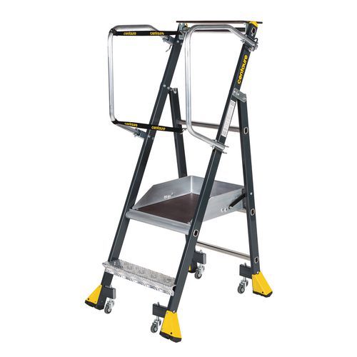 Plataforma industrial ergonómica com rodas Stepper – Centaure Plataforma industrial ergonómica com rodas Stepper – Centaure