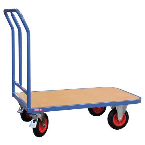 Carro com espaldar fixo e 400 kg de capacidade de carga Carro com espaldar fixo e 400 kg de capacidade de carga
