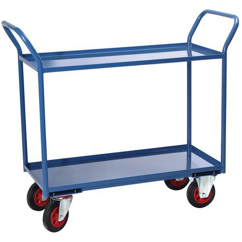 Carro com 2 plataformas – capacidade de carga de 400 kg Carro com 2 plataformas – capacidade de carga de 400 kg
