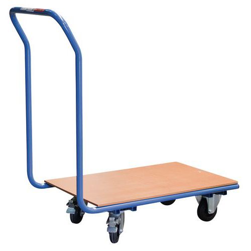 Carro com espaldar fixo e 250 kg de capacidade de carga Carro com espaldar fixo e 250 kg de capacidade de carga