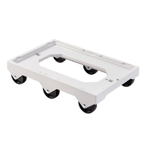 Base móvel em aço com 6 rodas – capacidade de 250 kg – GILAC Base móvel em aço com 6 rodas – capacidade de 250 kg – GILAC