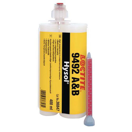 Adesivo epóxi de resistência a altas temperaturas 9492 Loctite - 400 ml Adesivo epóxi de resistência a altas temperaturas 9492 Loctite - 400 ml