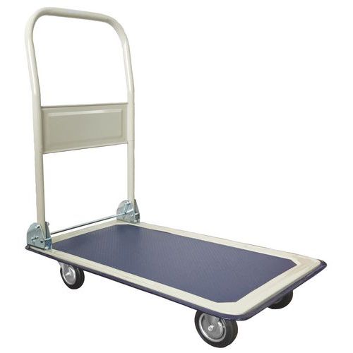 Carro com espaldar rebatível - Capacidade de 150 e 300 kg - Manutan Carro com espaldar rebatível - Capacidade de 150 e 300 kg - Manutan