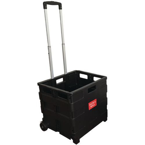 Carro-caixa dobrável – capacidade de 35 kg –Manutan Carro-caixa dobrável – capacidade de 35 kg –Manutan