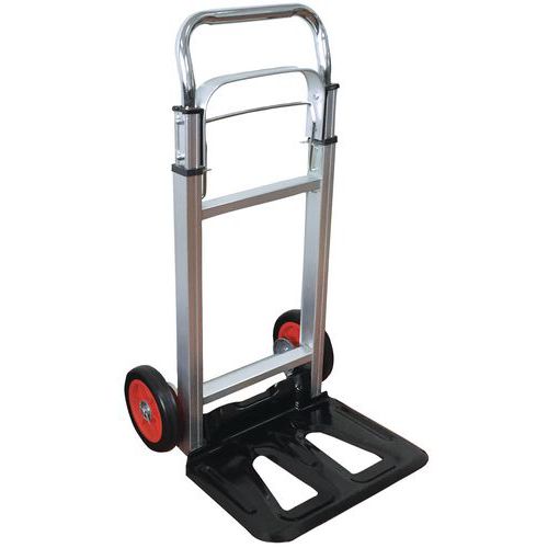 Transportador em alumínio – Rodas em borracha – Capacidade de 90 kg – Manutan Transportador em alumínio – Rodas em borracha – Capacidade de 90 kg – Manutan