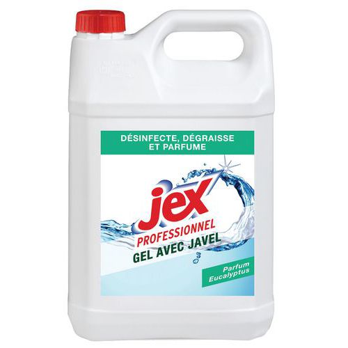 Produto de limpeza em gel com lixívia multiusos Jex Professionnel - Bidão 5 L Produto de limpeza em gel com lixívia multiusos Jex Professionnel - Bidão 5 L