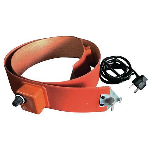 Cinta flexível de aquecimento para bidões de 25 a 200 L – potência de 300 a 1000 W Cinta flexível de aquecimento para bidões de 25 a 200 L – potência de 300 a 1000 W