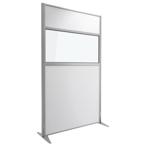 Divisória acústica Kprim - Têxtil e vidro - Altura: 200 cm Divisória acústica Kprim - Têxtil e vidro - Altura: 200 cm