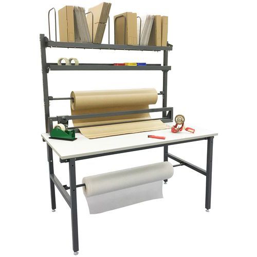 Mesa de embalamento completa – Manutan Mesa de embalamento completa – Manutan