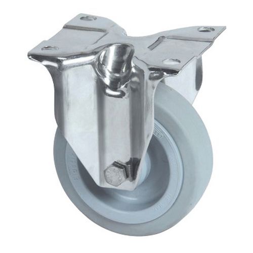 Rodízio fixo com placa – Capacidade de carga de 250 kg Rodízio fixo com placa – Capacidade de carga de 250 kg