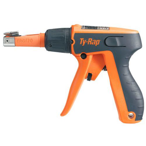 Pistola de colocação para braçadeira Ty-Rap® - Largura da braçadeira de 4,8 a 7,6 mm Pistola de colocação para braçadeira Ty-Rap® - Largura da braçadeira de 4,8 a 7,6 mm