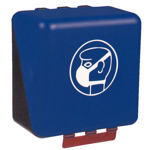 Caixa de arrumação de Equipamento de Proteção Individual Secubox - Formato médio máscara respiratória Caixa de arrumação de Equipamento de Proteção Individual Secubox - Formato médio máscara respiratória