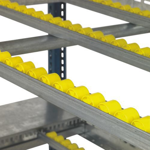 Acessórios para estante com roletes Kanban Acessórios para estante com roletes Kanban
