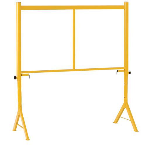 Cavalete em aço, amarelo – 500 kg Cavalete em aço, amarelo – 500 kg