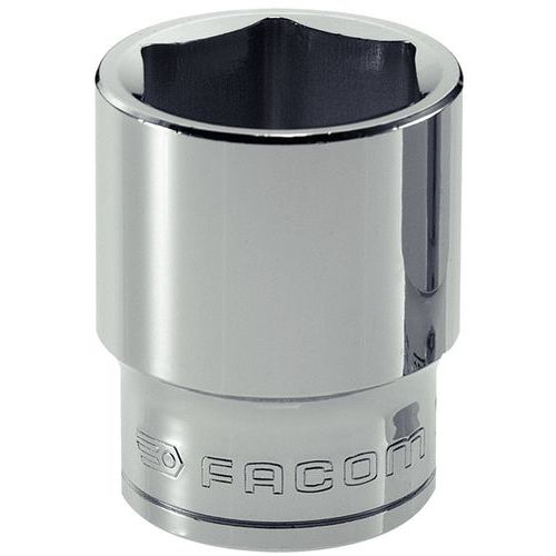Chave de caixa métrica de 1/2” - 6 faces - Capacidade de 20 a 25 mm Chave de caixa métrica de 1/2” - 6 faces - Capacidade de 20 a 25 mm