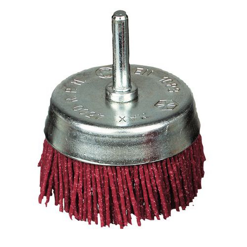 Escova fio abrasivo - Copo - Grão grosso Escova fio abrasivo - Copo - Grão grosso