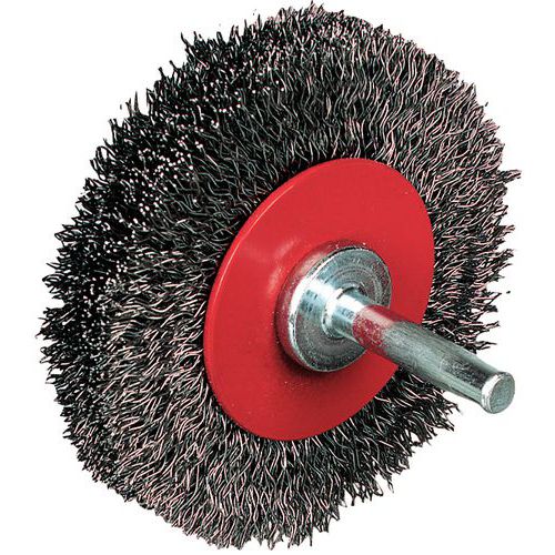 Escova de fio de aço ondulado - Circular Escova de fio de aço ondulado - Circular