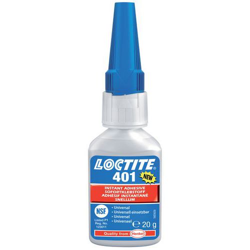 Cola instantânea – Prism 401 - Loctite Cola instantânea – Prism 401 - Loctite