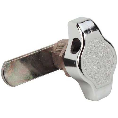 Fechadura porta-cadeado - Comprimento do corpo 20 mm - Sem saliências - Manutan Fechadura porta-cadeado - Comprimento do corpo 20 mm - Sem saliências - Manutan