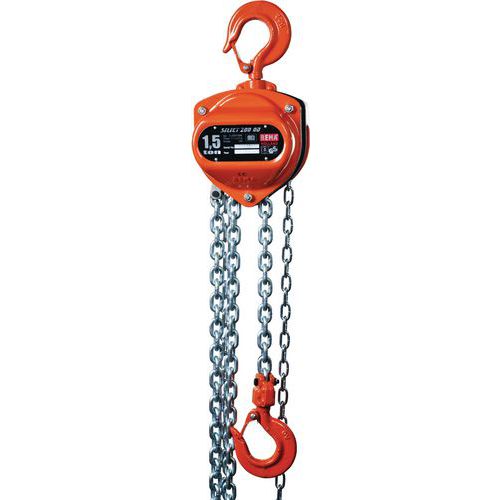 Diferencial manual Select 200 - Capacidade de 250 a 3000 kg Diferencial manual Select 200 - Capacidade de 250 a 3000 kg