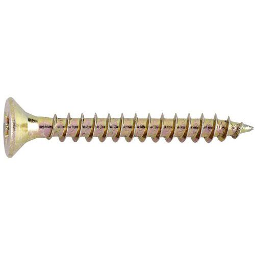 Caixa de parafusos com perfil em cruz Pozidriv® para aglomerado - Haste Ø 3 mm Caixa de parafusos com perfil em cruz Pozidriv® para aglomerado - Haste Ø 3 mm