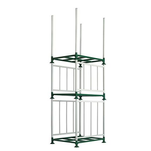 Conjunto de 4 montantes para palete tubular Conjunto de 4 montantes para palete tubular